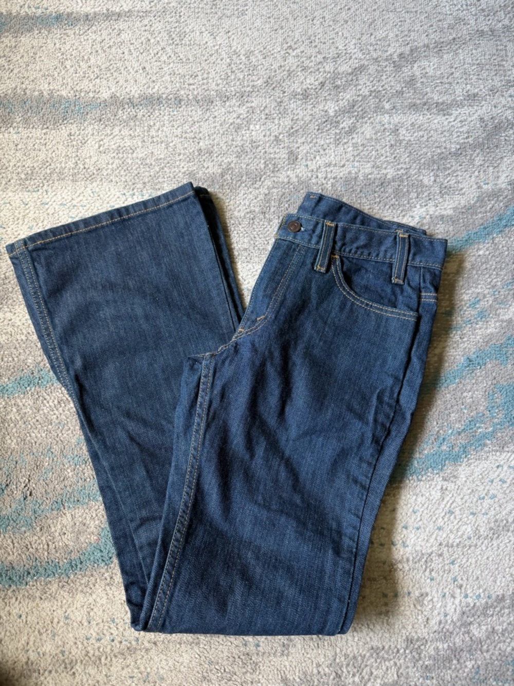 Levi's Size 7/28 Dark Blue Bootcut Women's Jeans